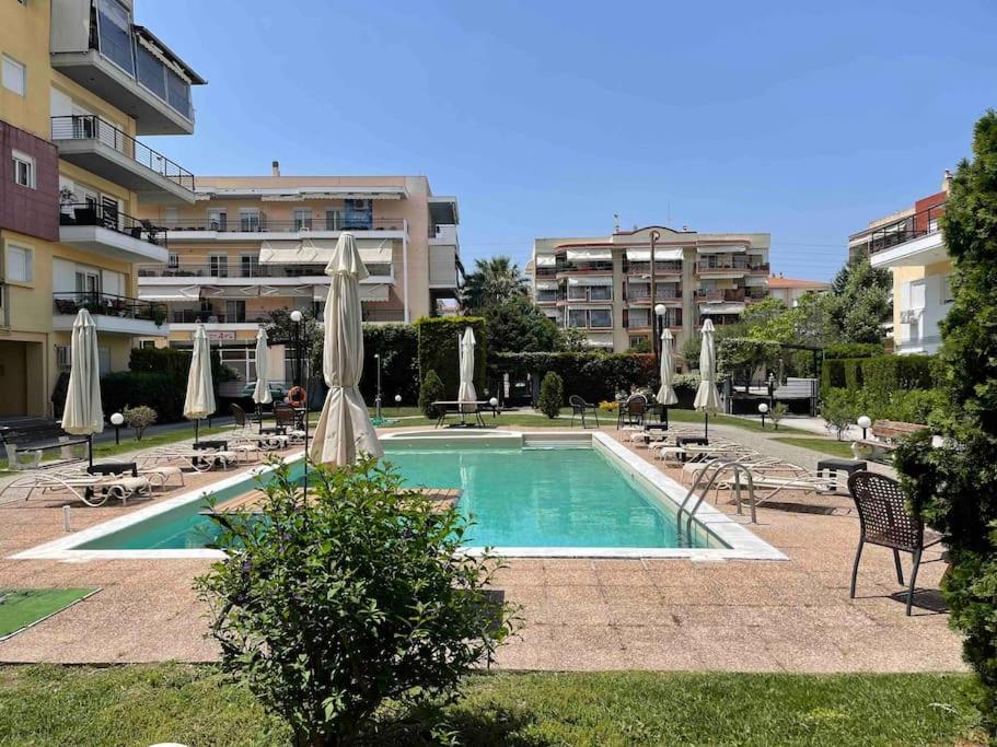 Jimmy'S Pool Apartment Peraia  Luaran gambar